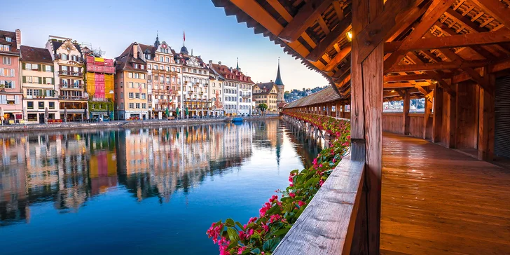 V Luzernu je nejstarší dřevěný most v Evropě, malebné hrázděné domy a mnoho dalších krás. 