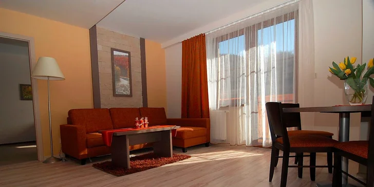 Ubytovaní budete v štýlovo zariadenom, komfortnom apartmáne pre 2 až 4 osoby s vysokým štandardom. 