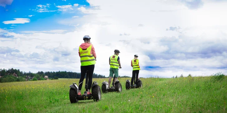 60min. vyjížďka na terénním segwayi krásnou přírodou kolem Seče
