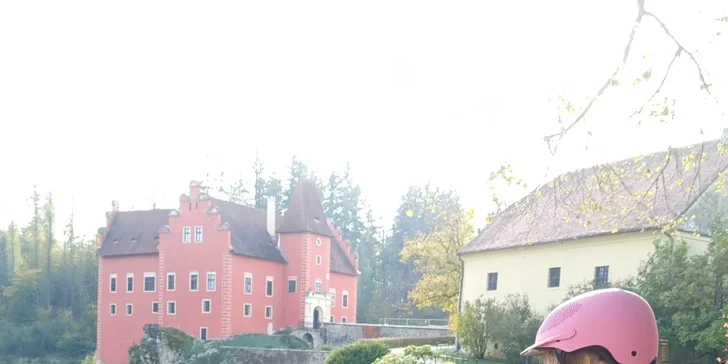 Děti se mohou na poníkovi projet nebo ho jen vést. 