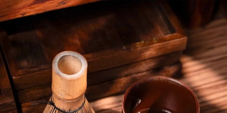 Na výběr je i degustace japonských čajů včetně matchy.