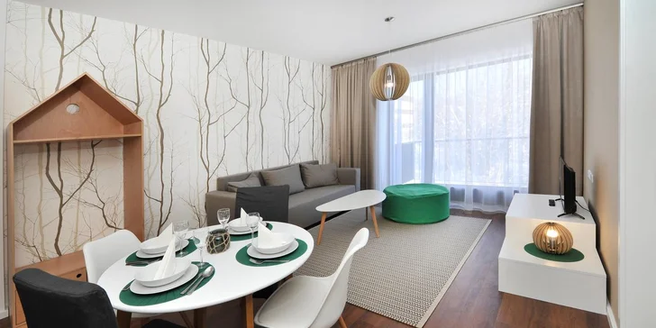 Ubytovanie v moderných apartmánoch je naozaj komfortné a nič vám nebude chýbať! 