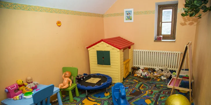 Pro zábavu nejmenších je přichystaný dětský koutek.