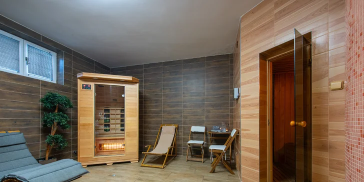 Další vstupy do wellness nebo třeba masáž si přiobjednejte na místě. 