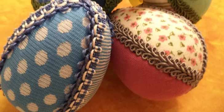 Kreativní dílna: Velikonoční vajíčko formou nešitého patchworku