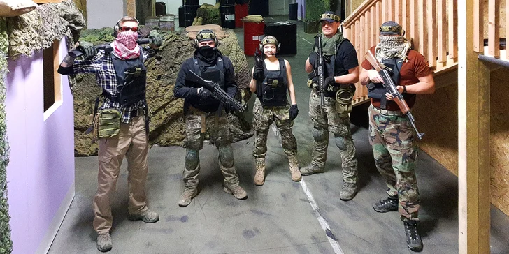 Nabít a zamířit: 10 min. hry v největší laser game aréně v ČR pro 1–8 osob