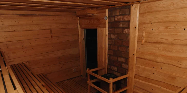 Čeká vás sauna a vířivka.