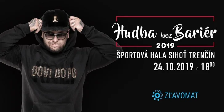 Vstupenka na benefičný koncert Hudba bez bariér 2019