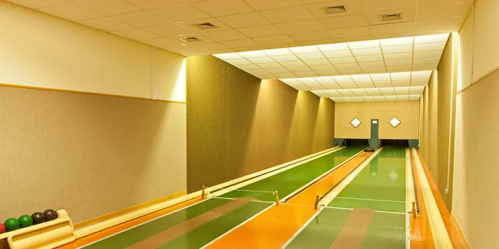 Za príplatok si môžete zahrať bowling.