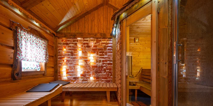 Za příplatek si můžete dopřát relax ve wellness.