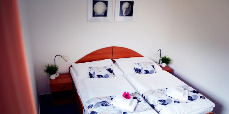 Na pokoji najdete TV, telefon a samozřejmě se tady připojíte k internetu. 