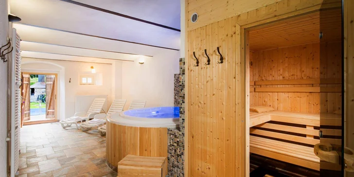 Za příplatek můžete využít služeb wellness.