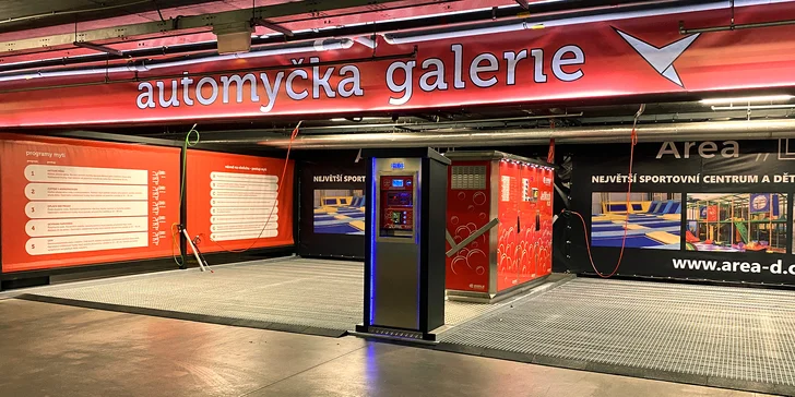 Myčku najdete přímo v OC Slovany.