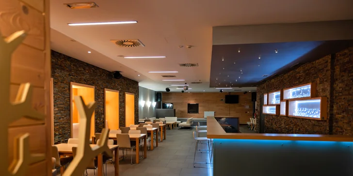Jednou za pobyt si dopřejete vstup do wellness centra (pro osoby starší 16 let).