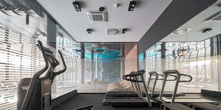 Neomezený vstup máte i do fitness centra. 