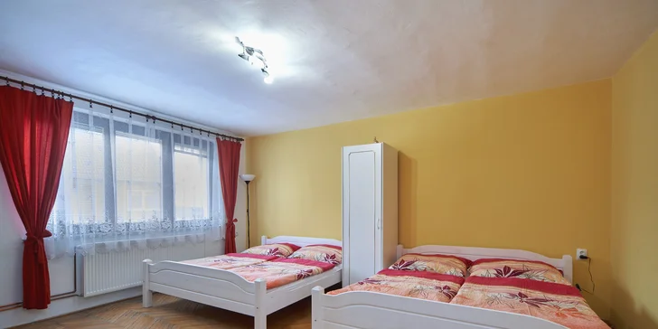 Větší familie zvolí rodinný pokoj nebo apartmán. 