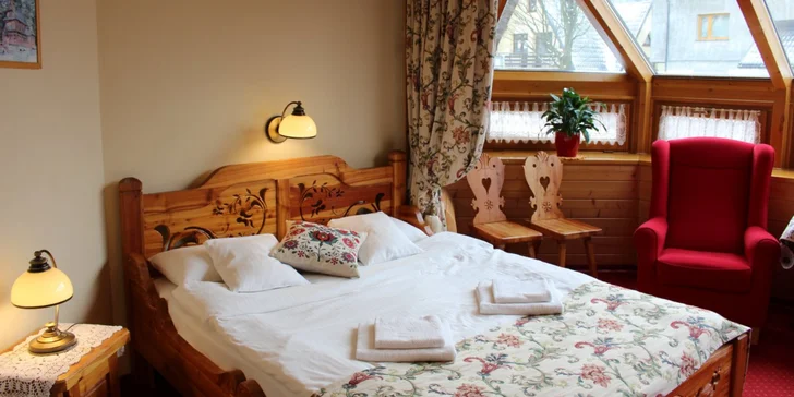 Pro rodiny jsou připraveny prostorné a plně vybavené apartmány.