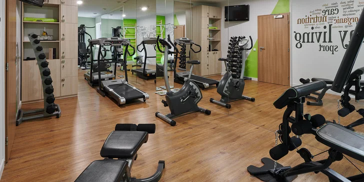 V rámci pobytu máme možnost využití hotelového fitness.