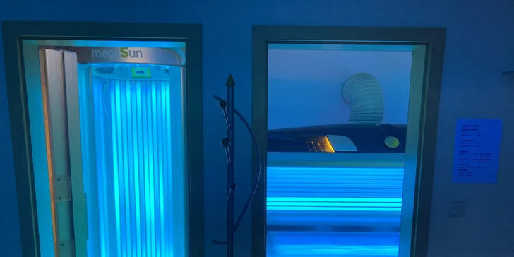Mají tu solárium horizontální i vertikální, záleží pouze na vašich preferencích.