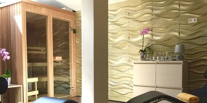 Skvěle si odpočinete ve wellness. Se správným balíčkem se těšte na hodinku v privátní sauně.