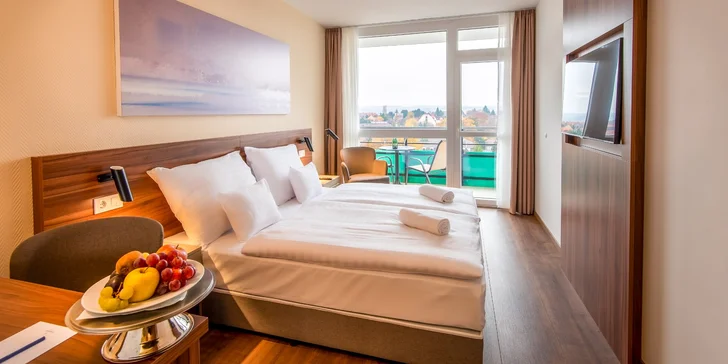 Pripravená pre vás bude klimatizovaná izba Standard s balkónom