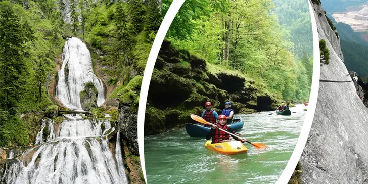 Adrenalin v Rakousku - rafty, výstup na ferraty i canyoning