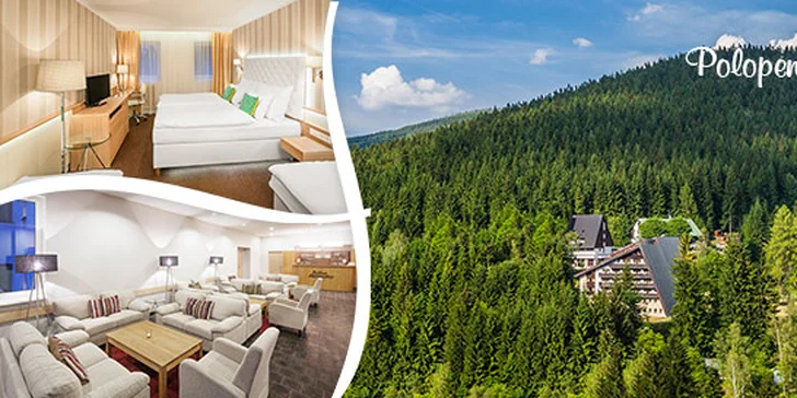Pohodová dovolená pro dva s polopenzí v luxusním Pytloun hotelu**** Harrachov