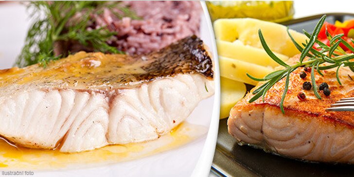 Delikátní candát či losos s korsickým salátem