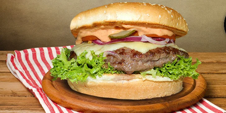 Sleva 40 % na Big mad bull Burger
