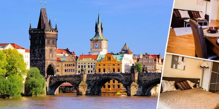 Noc v apartmánu Zlatý Anděl pro dvě nebo čtyři osoby