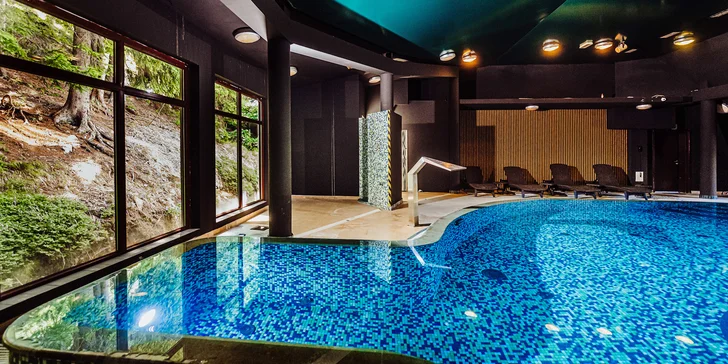 Patří k němu wellness, do kterého máte neomezený vstup. 
