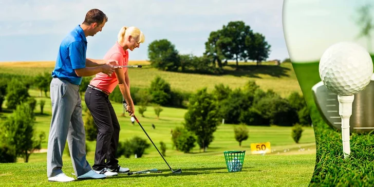 Hodina golfu s trenérem pro 1 nebo 2 hráče