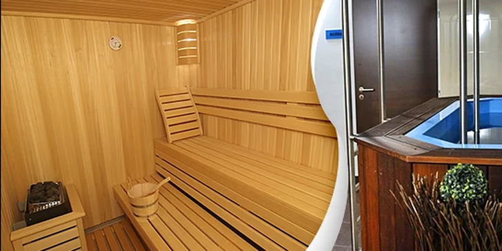 Privátní wellness se saunou a vířivkou pro dva