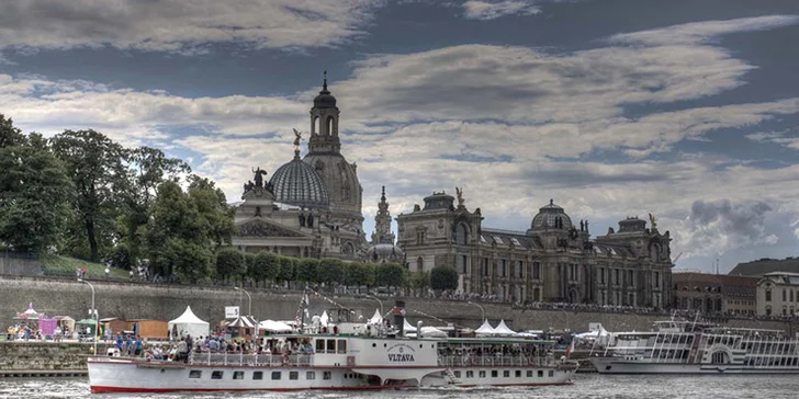 Plavba parníkem Vltava z Prahy do Drážďan