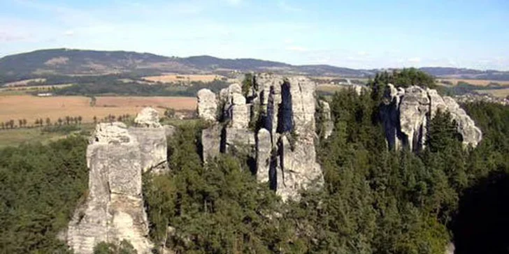 Vyhlídkové lety nad Sychrov, Ještěd a další místa