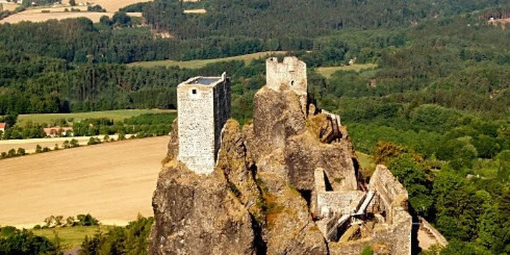Vyhlídkové lety nad Sychrov, Ještěd a další místa
