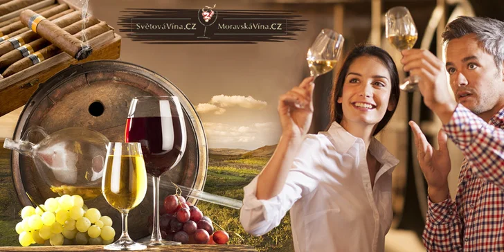 Vinařské kurzy s degustací, doutníkový či rumový kurz
