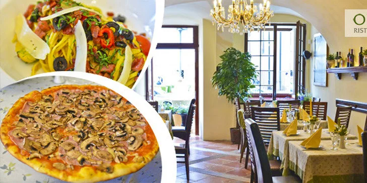 Oběd po italsku v restauraci Oliva Nera