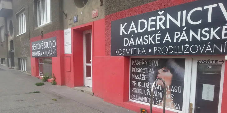 Objemová trvalá včetně střihu dle vašeho přání pro délku vlasů po ramena