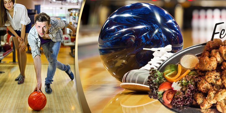 Hodina bowlingu + kuřecí rarášci na posilněnou