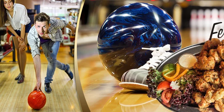 Hodina bowlingu + kuřecí rarášci na posilněnou