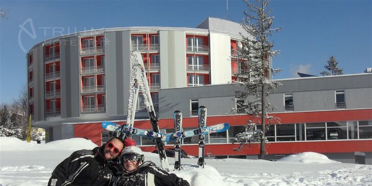 Zimní sportování i relax ve Vysokých Tatrách pro dva