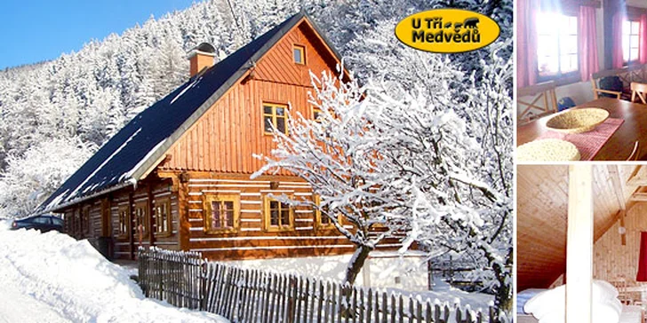 Roubenka v Krkonoších pro celou partu na 3 či 6 dní