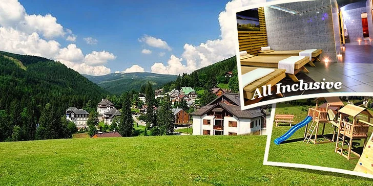 Zážitkové Krkonoše. 4* hotel, All Inclusive i wellness