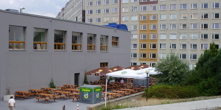 Oběd v nově otevřeném Pivovaru Lužiny