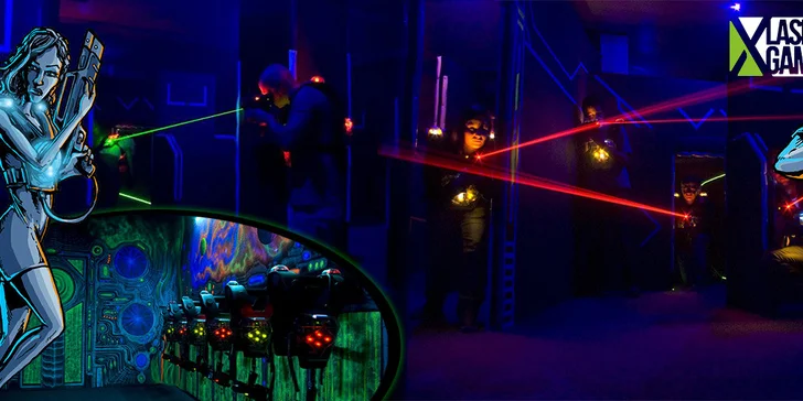 Akční laserová střílečka pro sólisty i týmové hráče