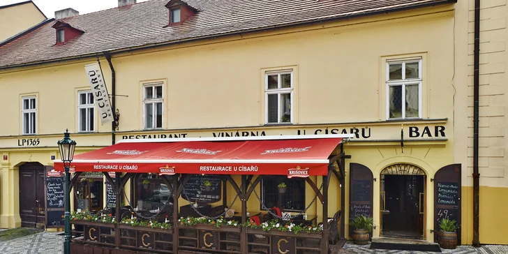 Zvěřinové menu pro dva v restauraci U Císařů