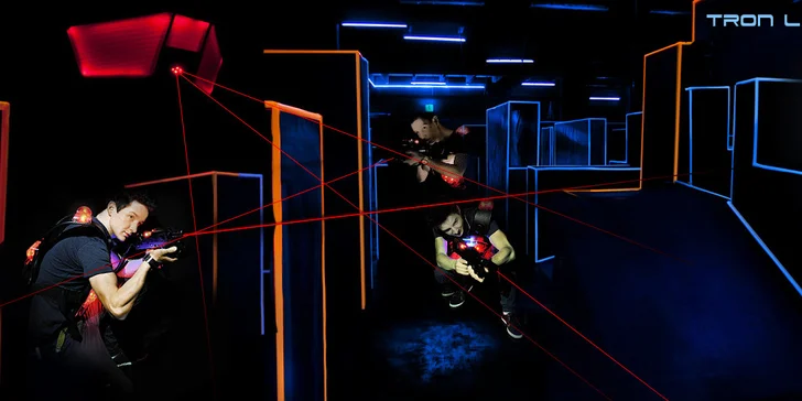 Laser Game v nejmodernější Laser Aréně v ČR na 2 hry po 15 minutách
