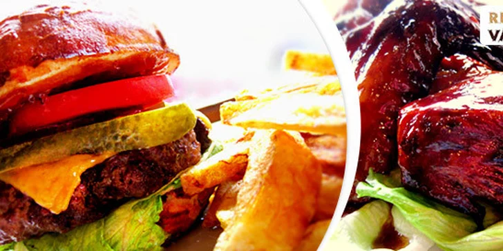 Křídla a domácí burgery v hospůdce u Hradčanské