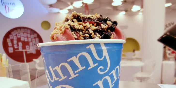 200 g oblíbeného frozen yogurtu + BONUS